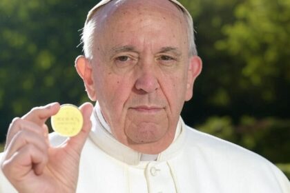 How do Pope Francis's memecoins react after his death?