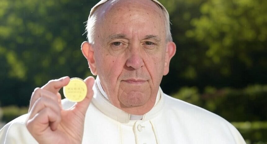 How do Pope Francis's memecoins react after his death?