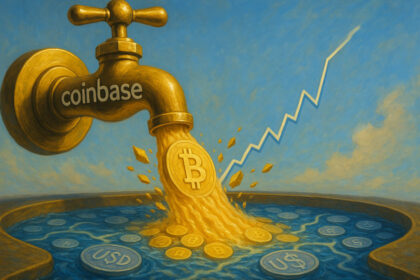 Coinbase held the majority of USD trading volume as BTC spiked to $122k