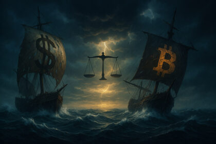 The dollar dying doesn’t make Bitcoin win
