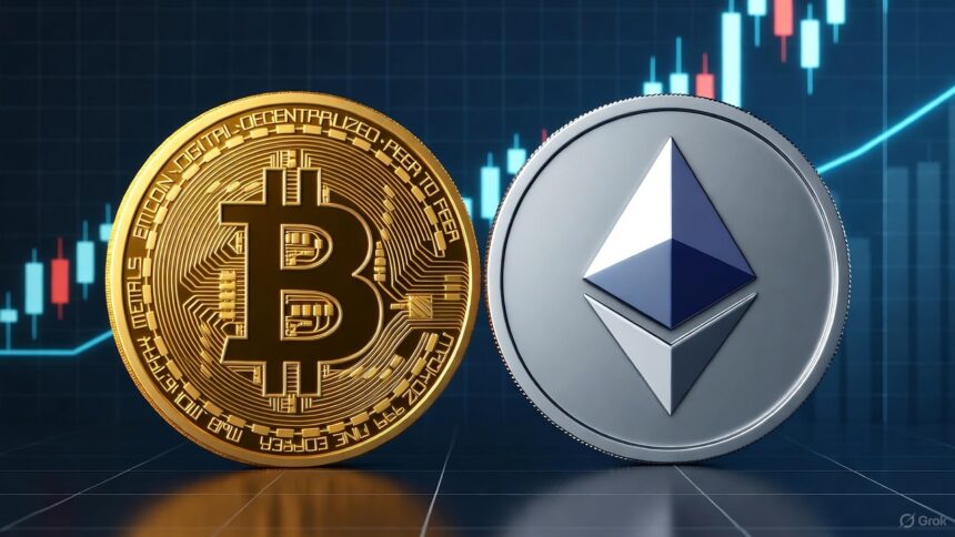 Bitcoin and Ethereum feel the impact of $700 million in outflows from Wall Street